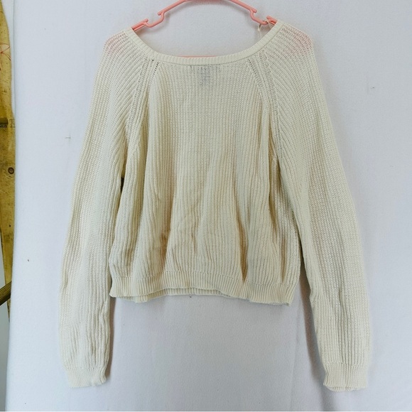 Forever 21 Knit Pullover Sweater Size L Beige - Picture 9 of 10